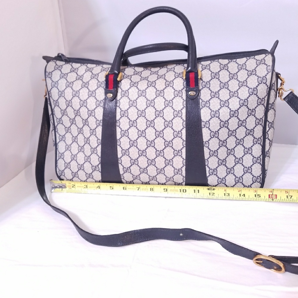 Authentic Gucci GG Supreme Canvas Bag Vintage - Picture 3 of 8